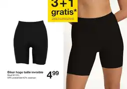 Zeeman Biker hoge taille invisible aanbieding