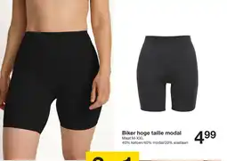 Zeeman Biker hoge taille modal aanbieding