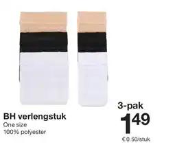 Zeeman BH verlengstuk aanbieding