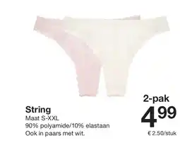 Zeeman String aanbieding