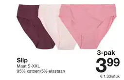 Zeeman Slip aanbieding