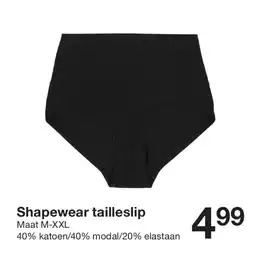 Zeeman Shapewear tailleslip aanbieding