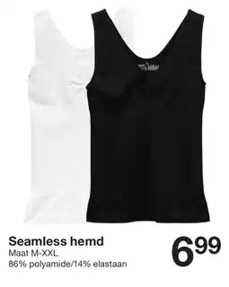 Zeeman Seamless hemd aanbieding