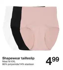 Zeeman Shapewear tailleslip aanbieding