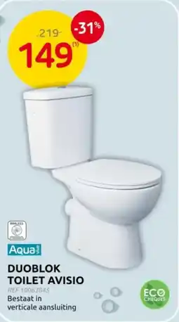 Brico Duoblok toilet avisio aanbieding