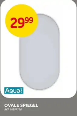 Brico Aquavive ovale spiegel aanbieding