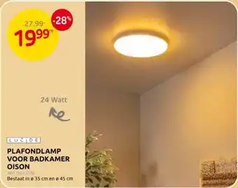 Plafondlamp voor badkamer oison