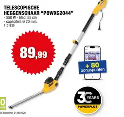 Hubo Telescopische heggenschaar POWXG2044 aanbieding
