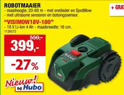 Hubo Robotmaaier VISIMOW18V-100 aanbieding