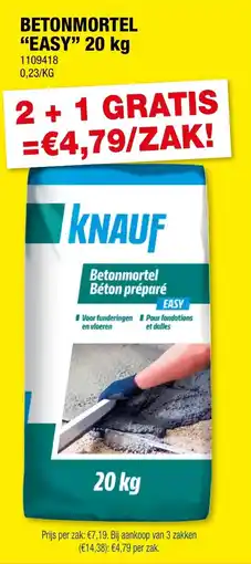 Hubo Betonmortel Easy aanbieding