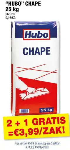 Hubo Hubo Chape aanbieding