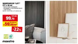 Hubo Maestro Wandpanelen "Latt" aanbieding