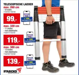 Hubo Starcko Telescopische Ladder aanbieding