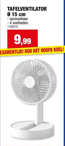 Hubo Tafelventilator aanbieding