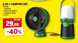 Hubo 3-in-1 Camping Set aanbieding