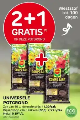 Brico Compo Sana Universele Potgrond aanbieding