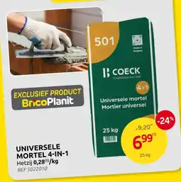 Brico Universele Mortel 4-in-1 aanbieding