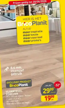 Brico Vloertegel Forever aanbieding