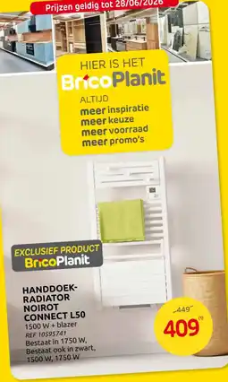 Brico Handdoekradiator Noirot Connect L50 aanbieding