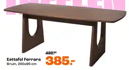 Kwantum Eettafel Ferrara aanbieding