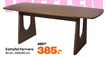 Kwantum Eettafel Ferrara aanbieding