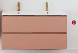 Zelfbouwmarkt Mio Bagno Badkamermeubel Dotan Abrikoos Wastafelkast aanbieding