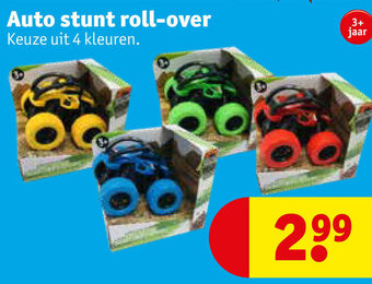Kruidvat Auto stunt roll-over aanbieding