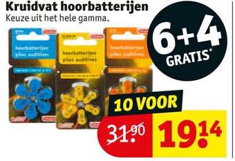 Kruidvat Hoorbatterijen aanbieding