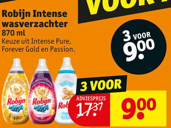 Kruidvat Robijn Intense wasverzachter 870ml aanbieding