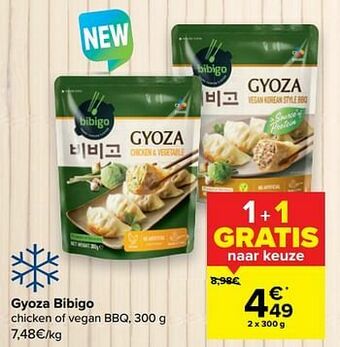 Carrefour Gyoza bibigo aanbieding