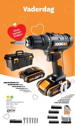 Brico WORX Schroefboormachine WX108,1 aanbieding