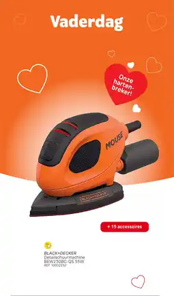 Brico Black+decker Detailschuurmachine BEW230BC-QS aanbieding