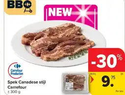 Carrefour Market Spek Canadese stijl Carrefour aanbieding