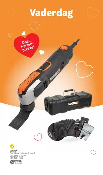 WORX Oscillerende multitool WX686