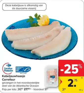 Carrefour Market Kabeljauwhaasje carrefour aanbieding