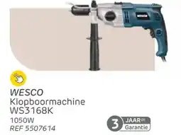 Brico Wesco Klopboormachine WS3168K aanbieding