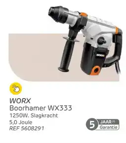 Brico Worx Boorhamer WX333 aanbieding