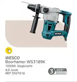 Brico Wesco Boorhamer WS3189K aanbieding