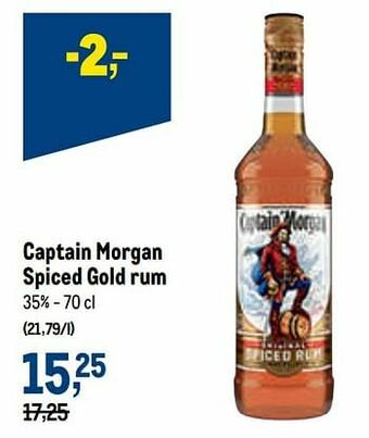 Makro Captain morgan spiced gold rum aanbieding