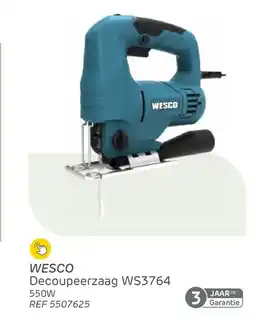 Brico Wesco Decoupeerzaag WS3764 aanbieding