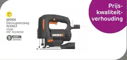 Brico WORX Decoupeerzaag WX463 aanbieding