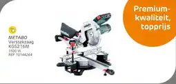 Brico Metabo verstekzaag KGS216M aanbieding