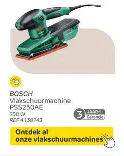 Brico Bosch Vlakschuurmachine PSS250AE aanbieding