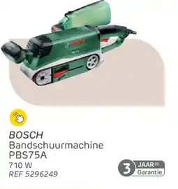 Brico Bosch Bandschuurmachine PBS75A aanbieding