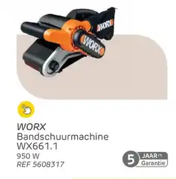 Brico Worx Bandschuurmachine WX661,1 aanbieding