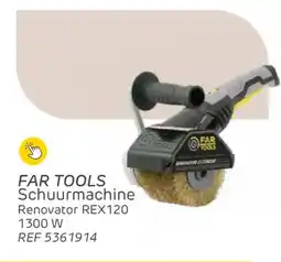 Brico Far tools schuurmachine Renovator REX120 aanbieding