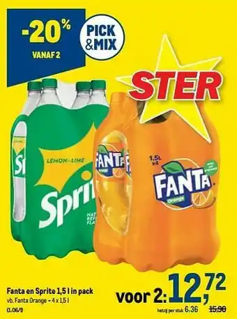 Makro Fanta orange aanbieding