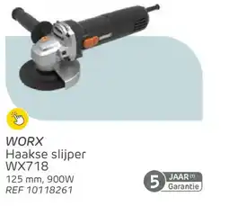 Brico WORX Haakse slijper WX718 aanbieding