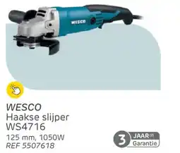Brico WESCO Haakse slijper WS4716 aanbieding