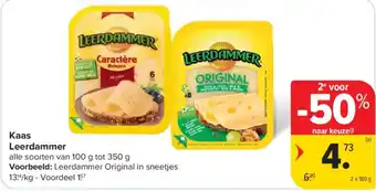 Carrefour Market Kaas leerdammer aanbieding